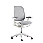 White NEOSEAT High Back Executive Chair With Headrest 350mm Nylon Base